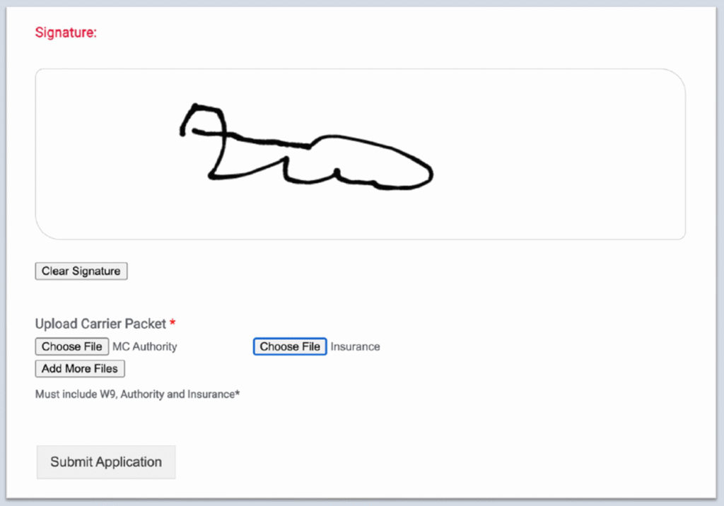All signatures and documents are stored securely.