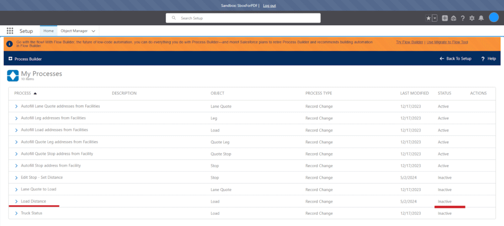 Flow / Process Builder in MCP integration.