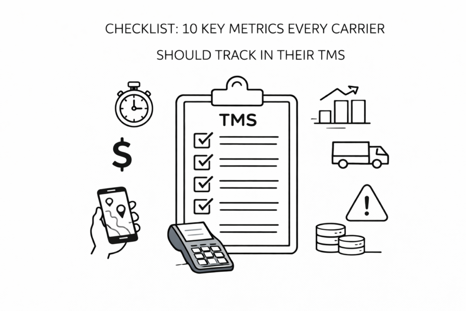 Checklist 10 Key Metrics Every Carrier Should Track in Their TMS