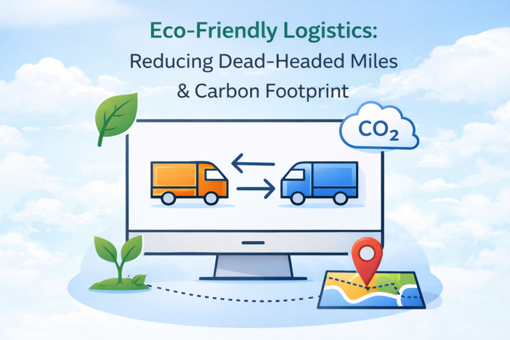 Eco-friendly logistics: Reducing Dead-Headed Miles & Carbon Footprint with TMS