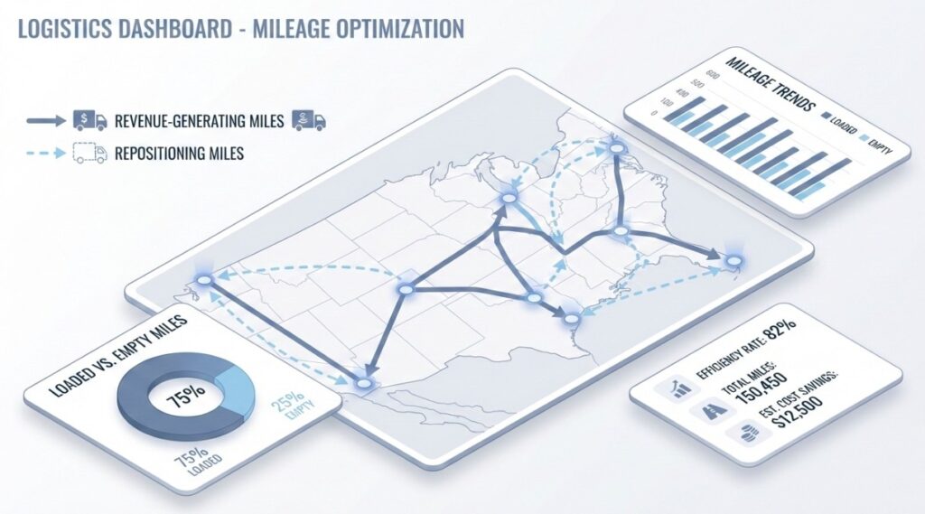Visibility into empty miles helped reduce hidden transportation costs.