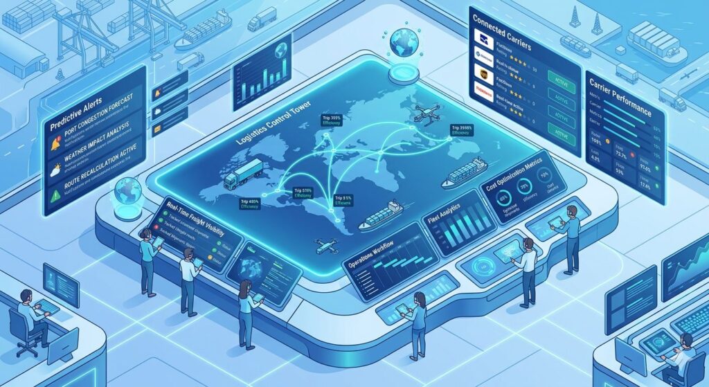 AI-Powered transportation management system with real-time supply chain visibility