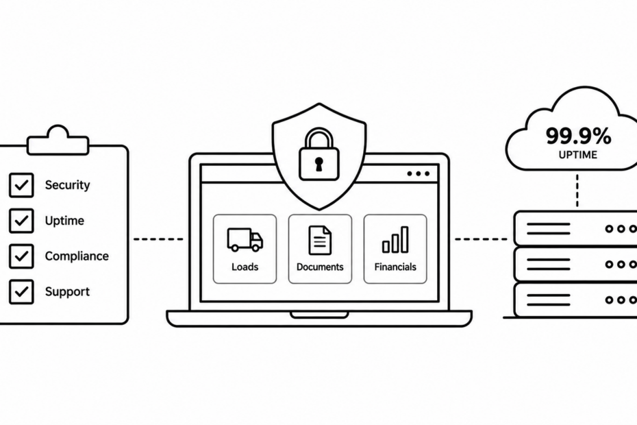 TMS Security and Uptime: How to Vet a Vendor Before You Sign