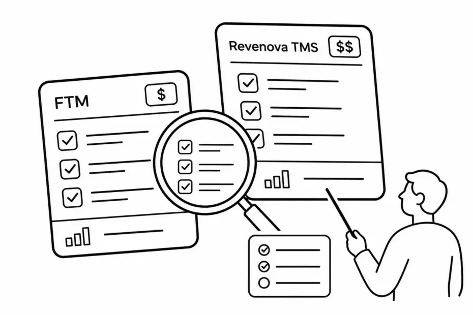 FTM vs Revenova TMS: Feature and Pricing Comparison