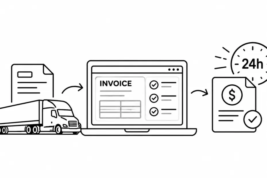 How to Design a Freight Invoicing Workflow That Closes in Under 24 Hours