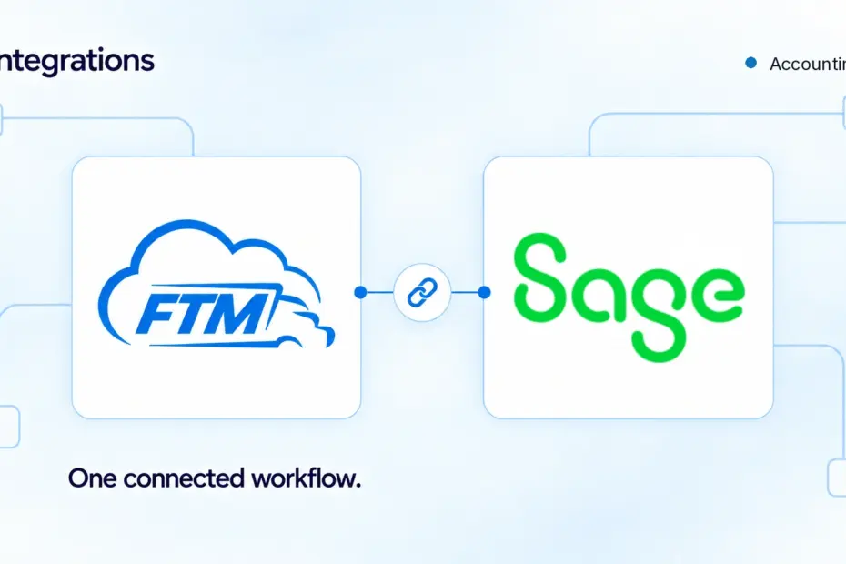 FTM integration with Sage for accounting workflows