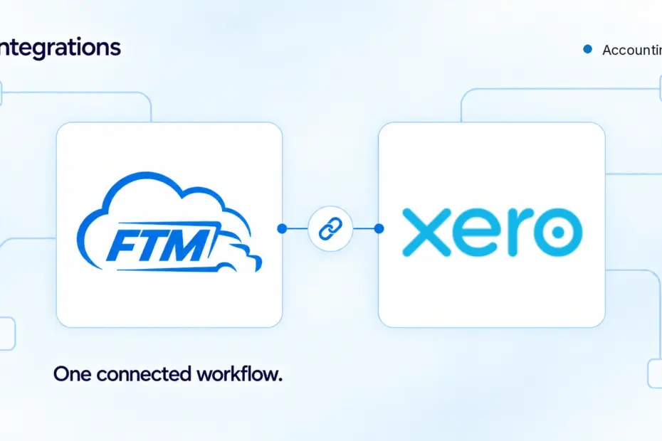 FTM integration with Xero for accounting workflows